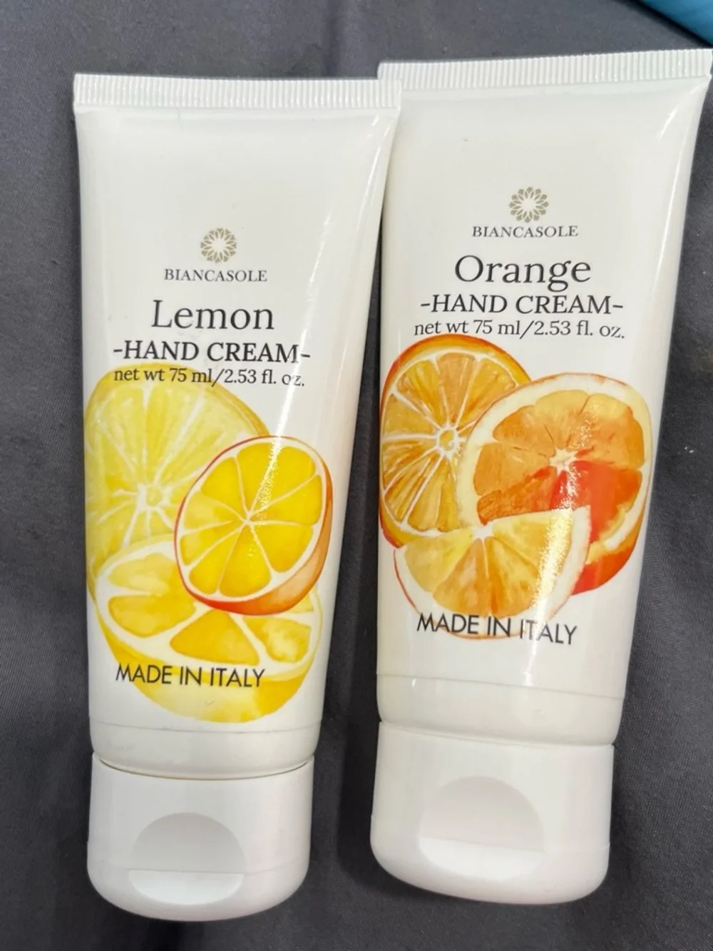 Biancasole Lemon Hand Cream — Nourishing Yellow Citrus Care